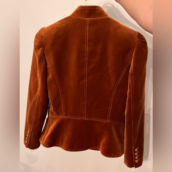 Tory Burch Velvet Button-up Blazer - Picture 6 of 11